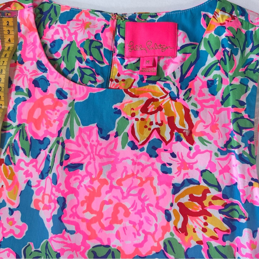 Pink Lilly Pulitzer Trina Dress Size M - Picture 9 of 10